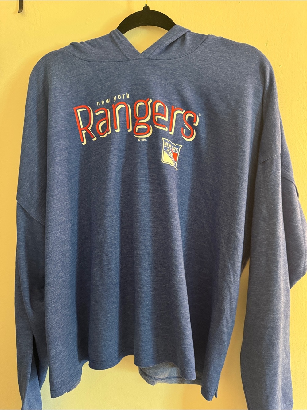 NHL New York Rangers Blue Hooded Sweatshirt